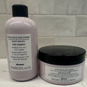 NEW! Davines Your Hair Assistant Prep Shampoo & Mild Cream Conditioner FULL SIZE
